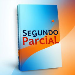 A book cover design featuring the title "Segundo Parcial" in bold, modern typography
