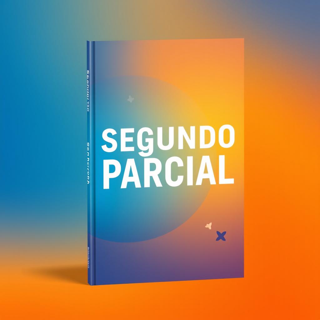 A book cover design featuring the title "Segundo Parcial" in bold, modern typography