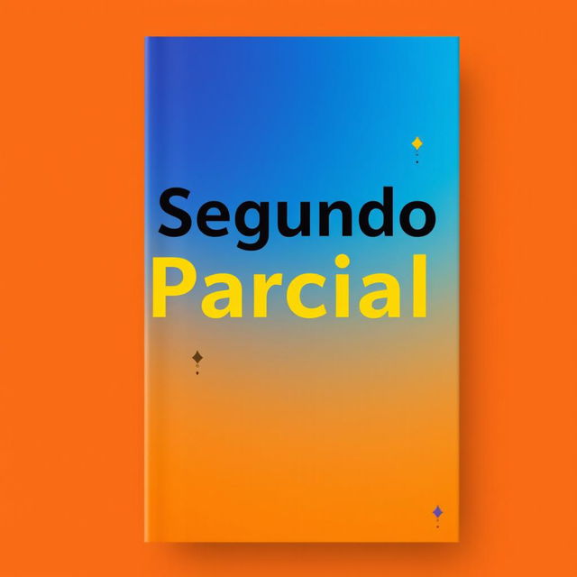 A book cover design featuring the title "Segundo Parcial" in bold, modern typography