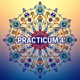 A visually stunning representation of science and mathematics intertwined, showcasing intricate geometric shapes, equations, and symbols that form a beautiful pattern