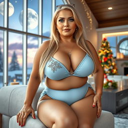 A full-body image of a beautiful mature woman, 50 years old, showcasing Venezuelan features