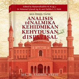 A cover design for a book titled 'Analisis Dinamika Kehidupan Sosial Masyarakat Islam di Uni Soviet (1922-1991)' by Mgs