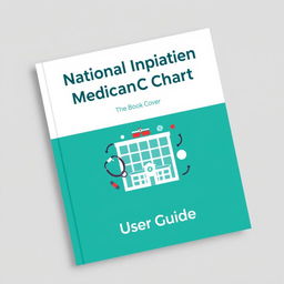 A professional and clean textbook cover design for the 'National Inpatient Medication Chart (NIMC) - User Guide'