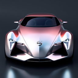 A digital rendering of a futuristic Swedish supercar, inspired by the 1940 Packard Coupe, reimagined as a cutting-edge concept car by the esteemed designer Thomas Ingenlath