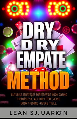 An eye-catching ebook cover with the title "DRY EMPATE METHOD" prominently displayed in bold, modern typography