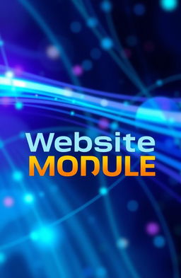 A sleek and modern cover design for a website module