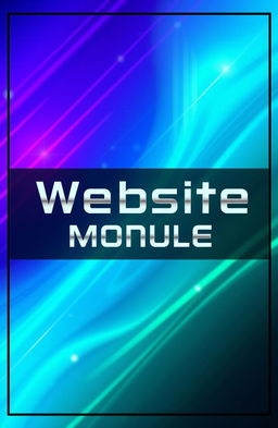 A sleek and modern cover design for a website module
