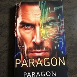A captivating book cover featuring a close-up of a man's face, showcasing distinct, rugged features and a captivating gaze