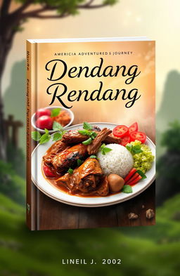 A book cover design featuring a vibrant and enchanting food fantasy theme