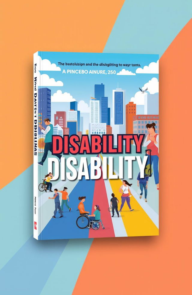 A visually stunning book cover design that represents the theme of disability in an uplifting and inspiring way