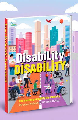 A visually stunning book cover design that represents the theme of disability in an uplifting and inspiring way