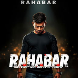 A compelling movie poster showcasing an angry, sad, and injured young man standing proudly in the foreground
