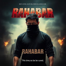 A dramatic movie poster featuring an angry and sad young man standing proudly