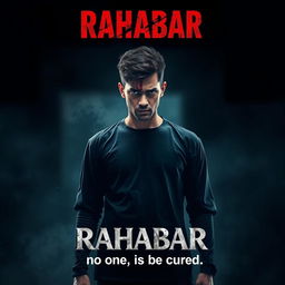 A captivating movie poster displaying the title 'Rahabar' prominently at the top