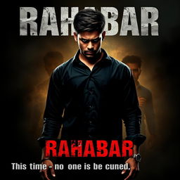 A captivating movie poster displaying the title 'Rahabar' prominently at the top