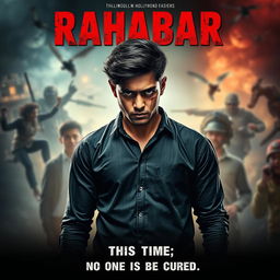 An eye-catching movie poster featuring the title 'Rahabar' prominently above