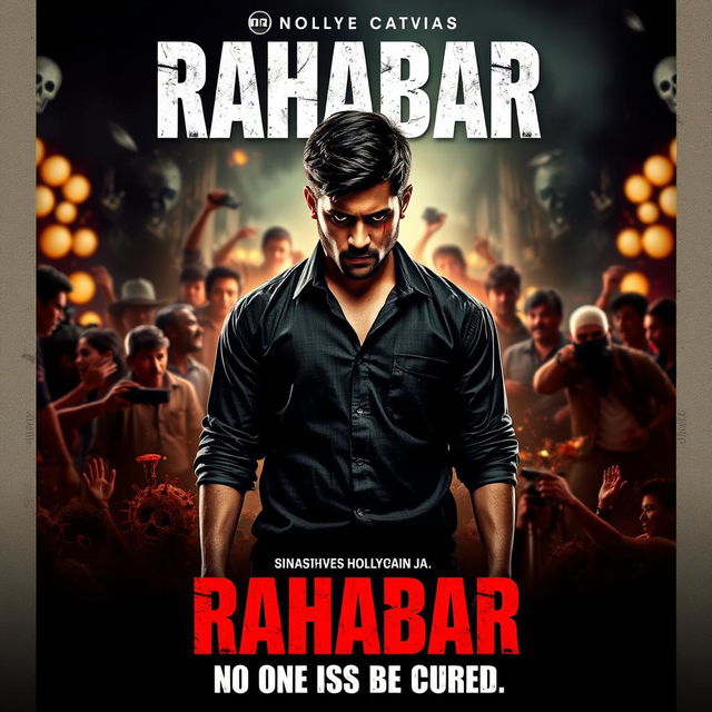 An eye-catching movie poster featuring the title 'Rahabar' prominently above