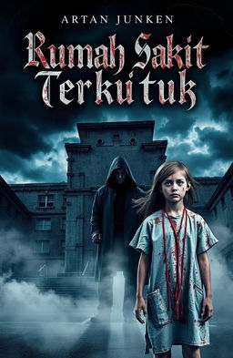 A haunting cover featuring an eerie hospital setting, with dark, ominous tones and a cracked structure looming under a stormy sky