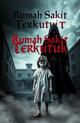 A haunting cover featuring an eerie hospital setting, with dark, ominous tones and a cracked structure looming under a stormy sky