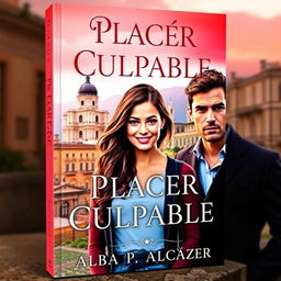 A captivating book cover for 'Placer Culpable' by Alba P