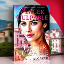 A captivating book cover for 'Placer Culpable' by Alba P