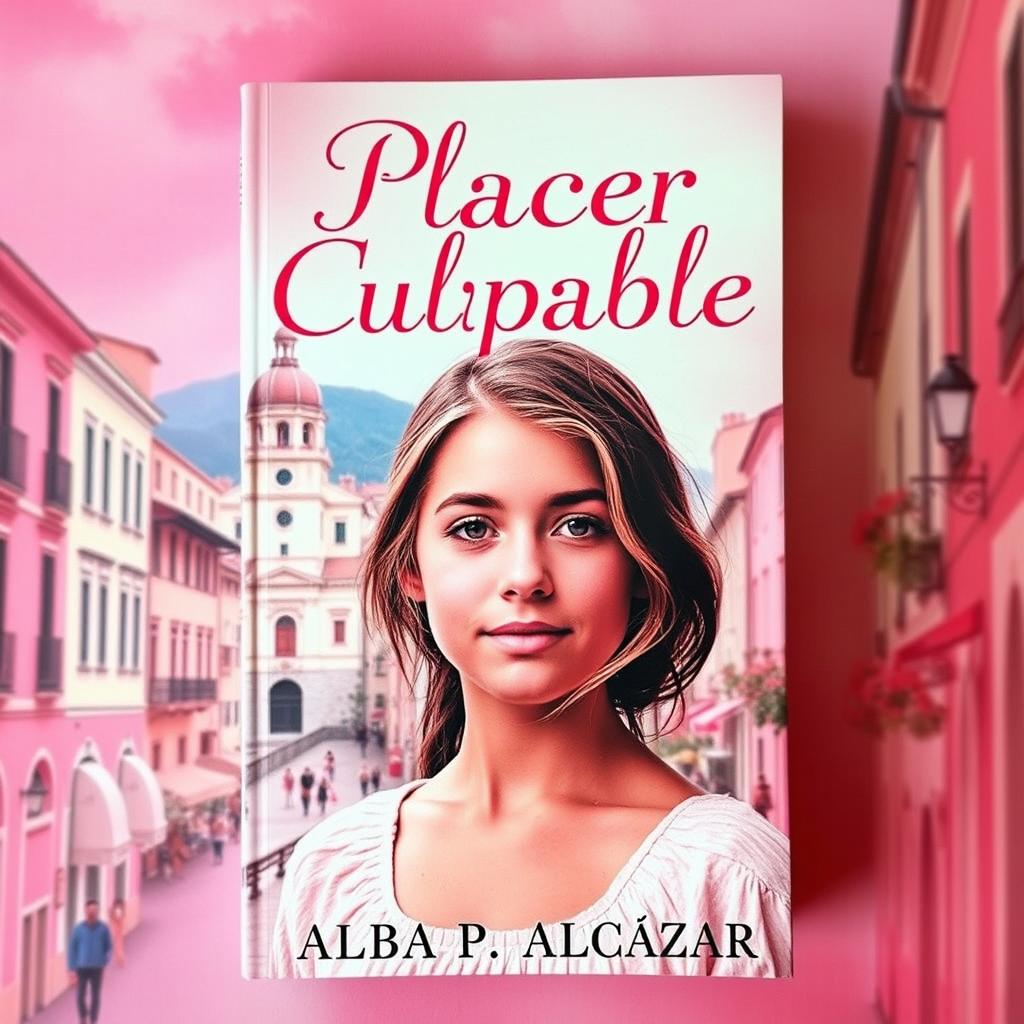 A captivating book cover for 'Placer Culpable' by Alba P