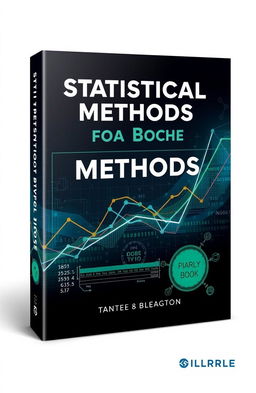 A visually engaging and informative book cover design for "Statistical Methods for Data Science", featuring a modern, sleek layout with elements representing data analysis, statistics, and computational methods