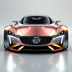 A breathtaking digital concept art of a futuristic Swedish supercar, inspired by the classic 1940 Packard Coupe, reimagined as a cutting-edge masterpiece by the esteemed designer Thomas Ingenlath