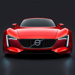 An image of a futuristic Swedish supercar from the future, inspired by the 1940 Packard Coupe, reimagined as a cutting-edge concept car by the esteemed designer Thomas Ingenlath