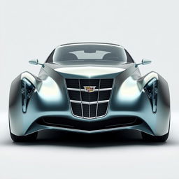 An image of a futuristic American supercar from the future, inspired by the 1940 Cadillac Coupe, reimagined as a cutting-edge concept car by the esteemed designer Thomas Ingenlath