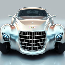 An image of a futuristic American supercar from the future, inspired by the 1940 Cadillac Coupe, reimagined as a cutting-edge concept car by the esteemed designer Thomas Ingenlath