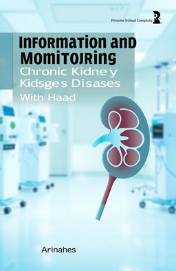 A book cover design for a medical text on chronic kidney disease and hemodialysis