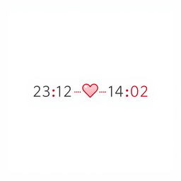 A minimalistic T-shirt design featuring two simple dates: '23