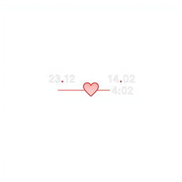 A minimalistic T-shirt design featuring two simple dates: '23