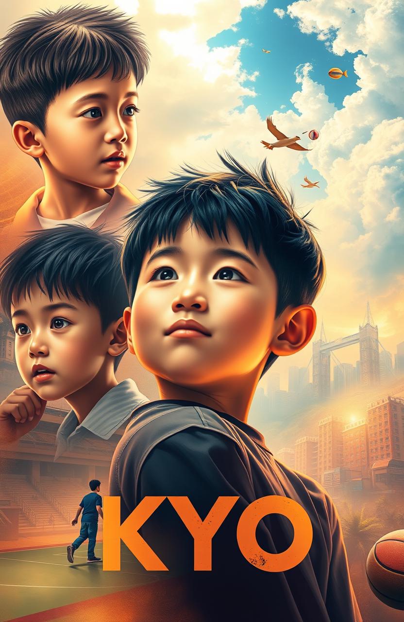 A visually stunning and inspiring depiction of KYO's life journey, showcasing his resilience and determination