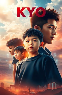 A visually stunning and inspiring depiction of KYO's life journey, showcasing his resilience and determination