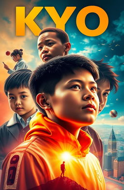 A visually stunning and inspiring depiction of KYO's life journey, showcasing his resilience and determination
