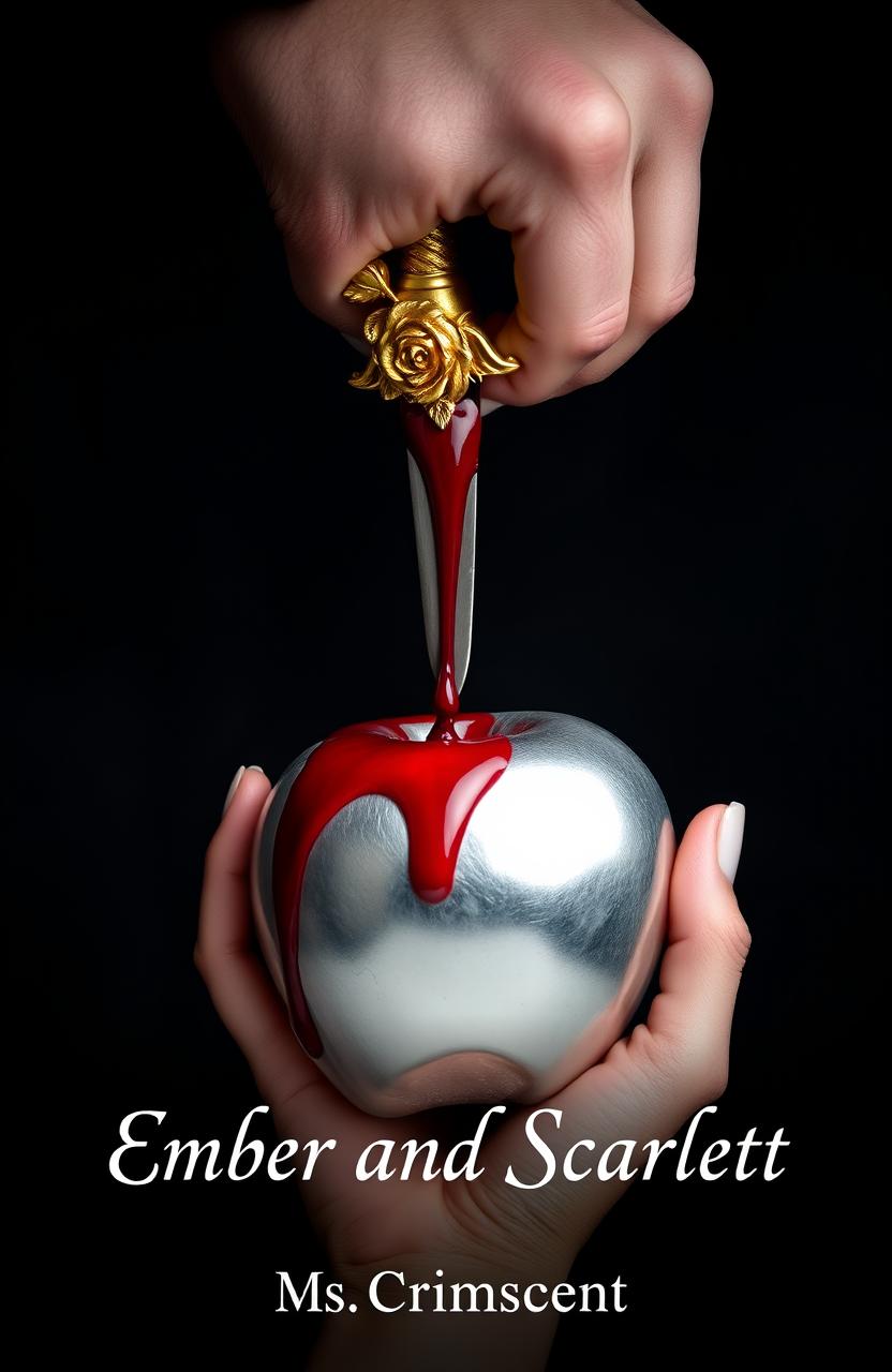 A striking image of a male hand positioned above a female hand