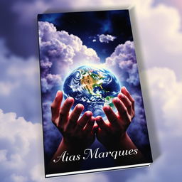 A captivating book cover featuring hands gently cradling the Earth, similar in style to the 'Twilight' series cover
