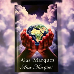 A captivating book cover featuring hands gently cradling the Earth, similar in style to the 'Twilight' series cover