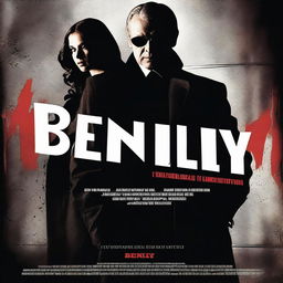 A high-quality movie poster showcasing the title 'Bently' in bold, dramatic letters