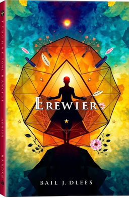 A visually striking book cover design that symbolizes self-discovery and personal empowerment