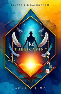 A visually striking book cover design that symbolizes self-discovery and personal empowerment