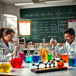 An engaging and visually informative representation of chemical kinetics, thermodynamics, and organic chemistry