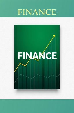 A professional and modern book cover design for a finance book