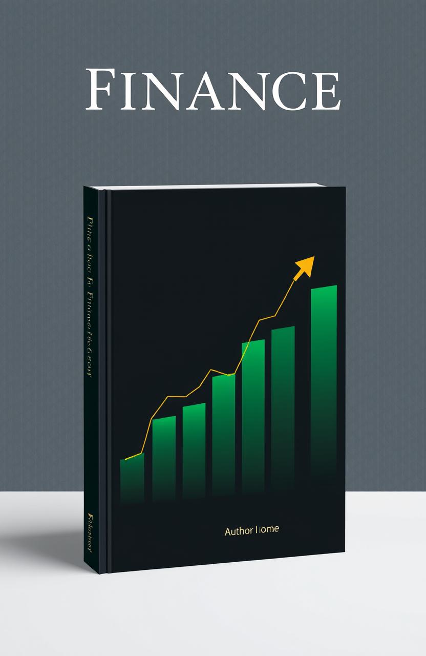 A professional and modern book cover design for a finance book
