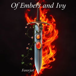 A full book cover for the title 'Of Embers and Ivy'