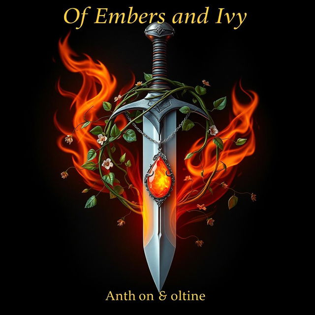 A full book cover for the title 'Of Embers and Ivy'