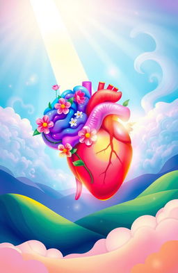 An artistic representation of the concept of 'Mental Heart and Mind'