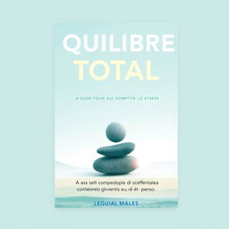 A visually striking eBook cover titled 'Équilibre Total: Le Guide pour Dompter le Stress, Cultiver la Confiance et Aligner Vie Pro et Perso'